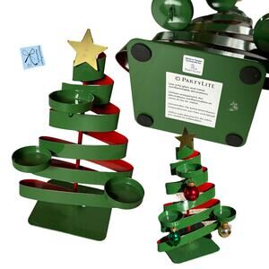 PartyLite P92041 Ribbon Tree Tealight Holder Metal Candle Holder Small